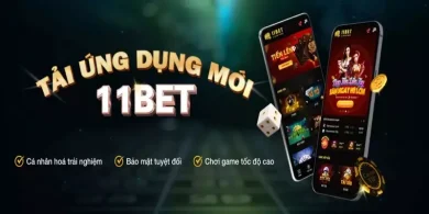 App đánh tài xỉu uy tín 11BET có giao diện đẹp